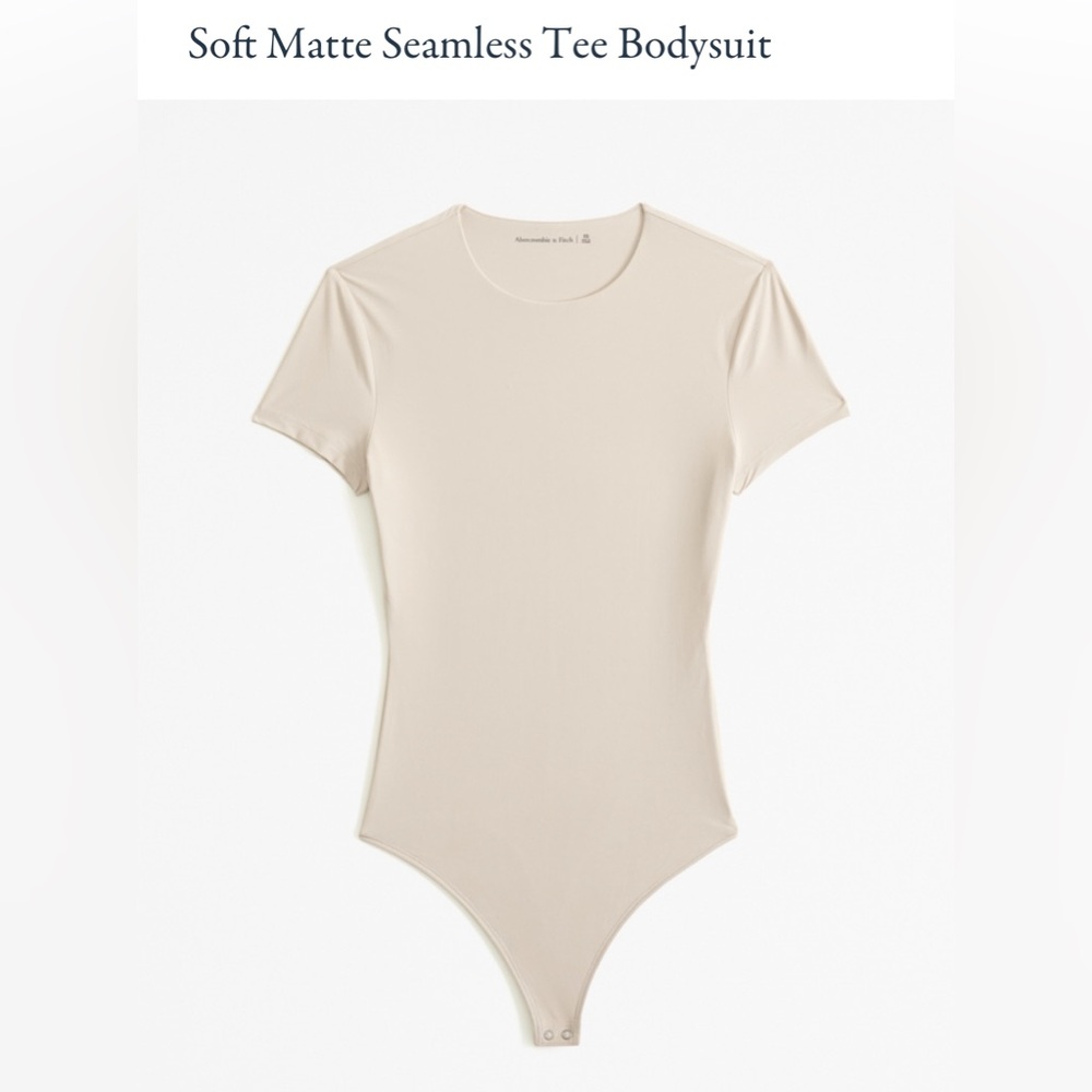 Abercrombie & Fitch Soft Beige Bodysuit
